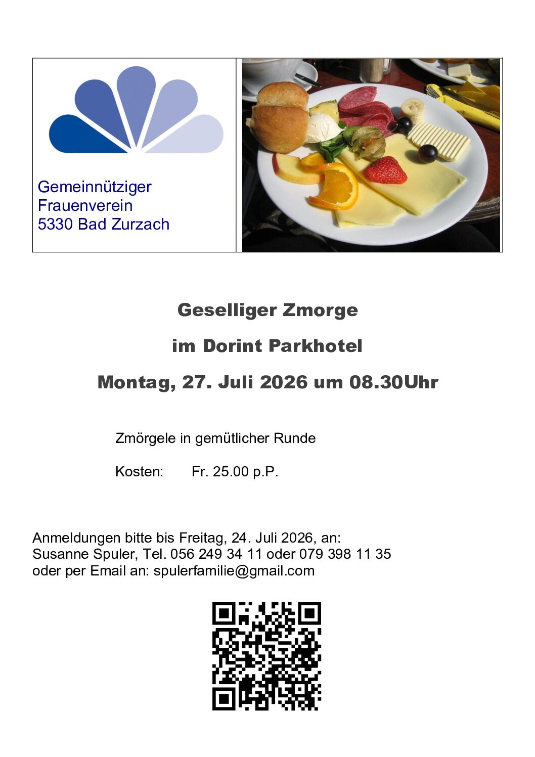 Gselliger Zmorge 27.07.2026
