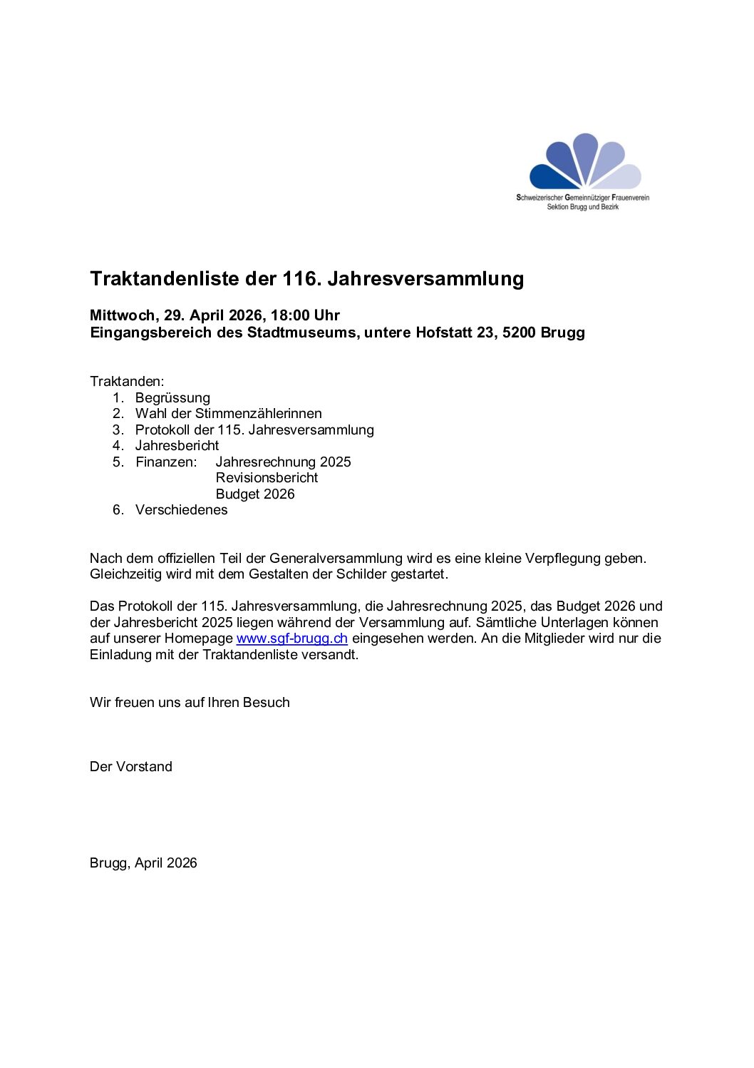 SGF-Brugg_Traktanden_GV-2026